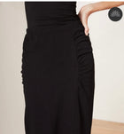 James Perse pull on skirt - black