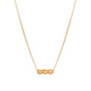 Dogeared Then Now and forever necklace - gold