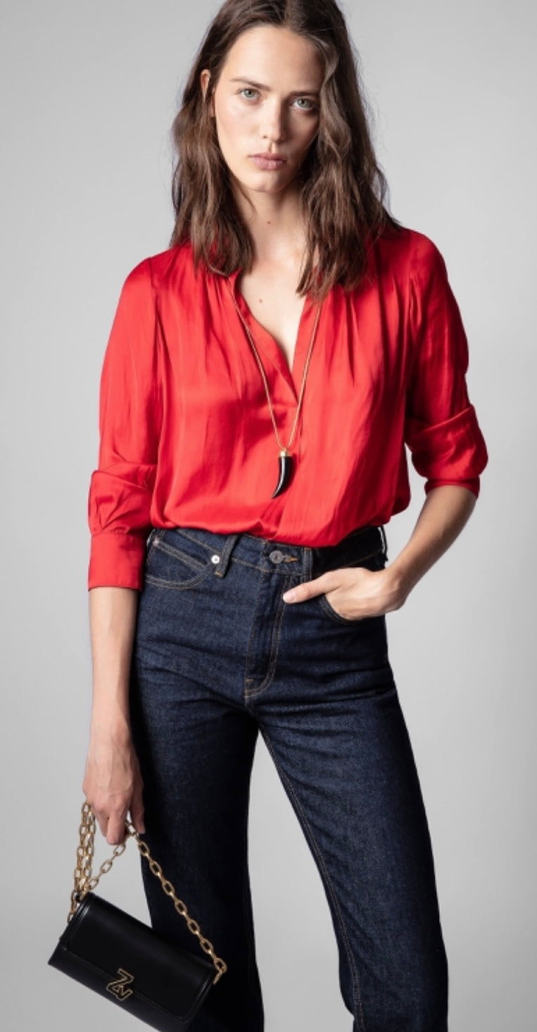 Zadig & Voltaire Tink Tunic- passion