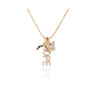 Ef Collection Diamond  Hope Charm Necklace