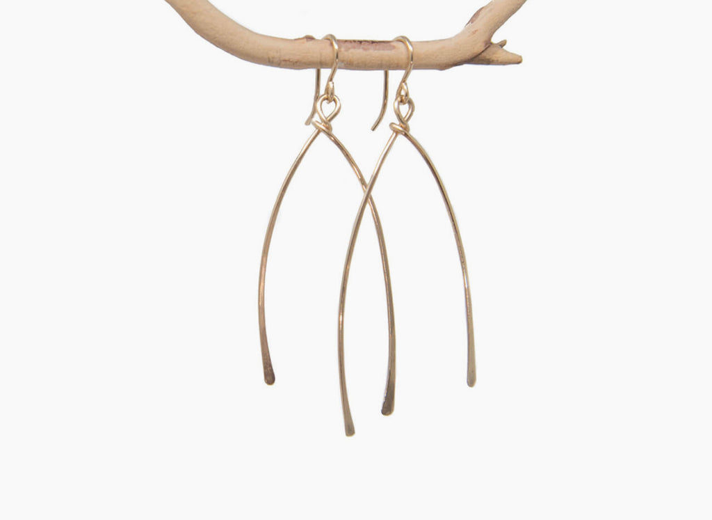 Liz James Chance Wishbone Earrings