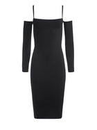 Alice & Olivia EVIA FITTED SPAGHETTI STRAP DRESS