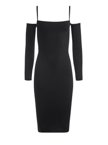 Alice & Olivia EVIA FITTED SPAGHETTI STRAP DRESS