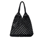 JADEtribe Macrame Sac Charm Tote Sand