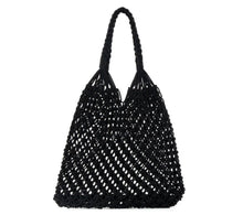 JADEtribe Macrame Sac Charm Tote Sand