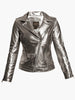 ASbyDF Cult Upcycled Leather Jacket Gunmetal