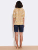 Sundry Ditzy SmockedNck Top- buttercup