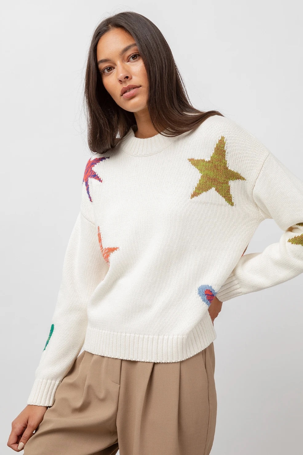Rails ZOEY - IVORY RAINBOW STARS