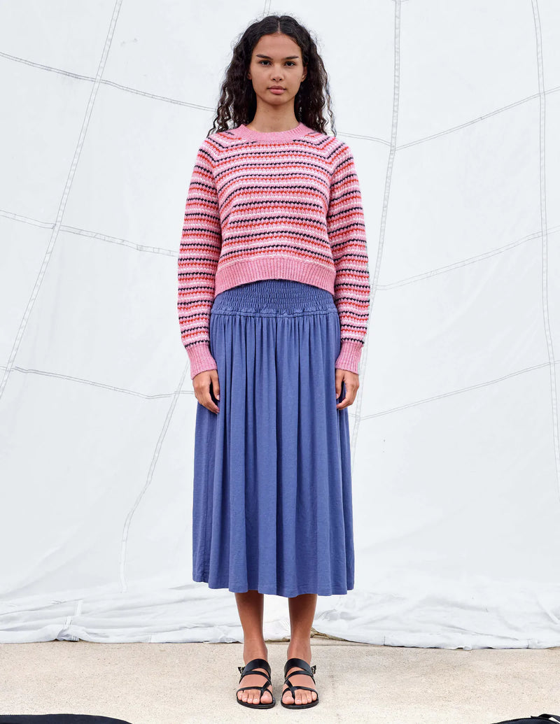 Sundry STRIPE RAGLAN SWEATER