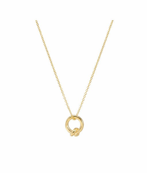 Dogeared Modern Sisters Forever and Always Love Knot Necklace