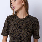 Monrow mini-leopard-puff-sleeve-top-moss