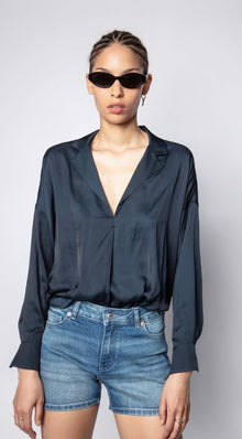 Zadig & Voltaire Tamy Satin - navy