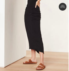 James Perse pull on skirt - black