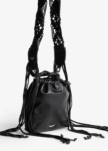 Zadig & Voltaire Rock To Go Leather Macrame