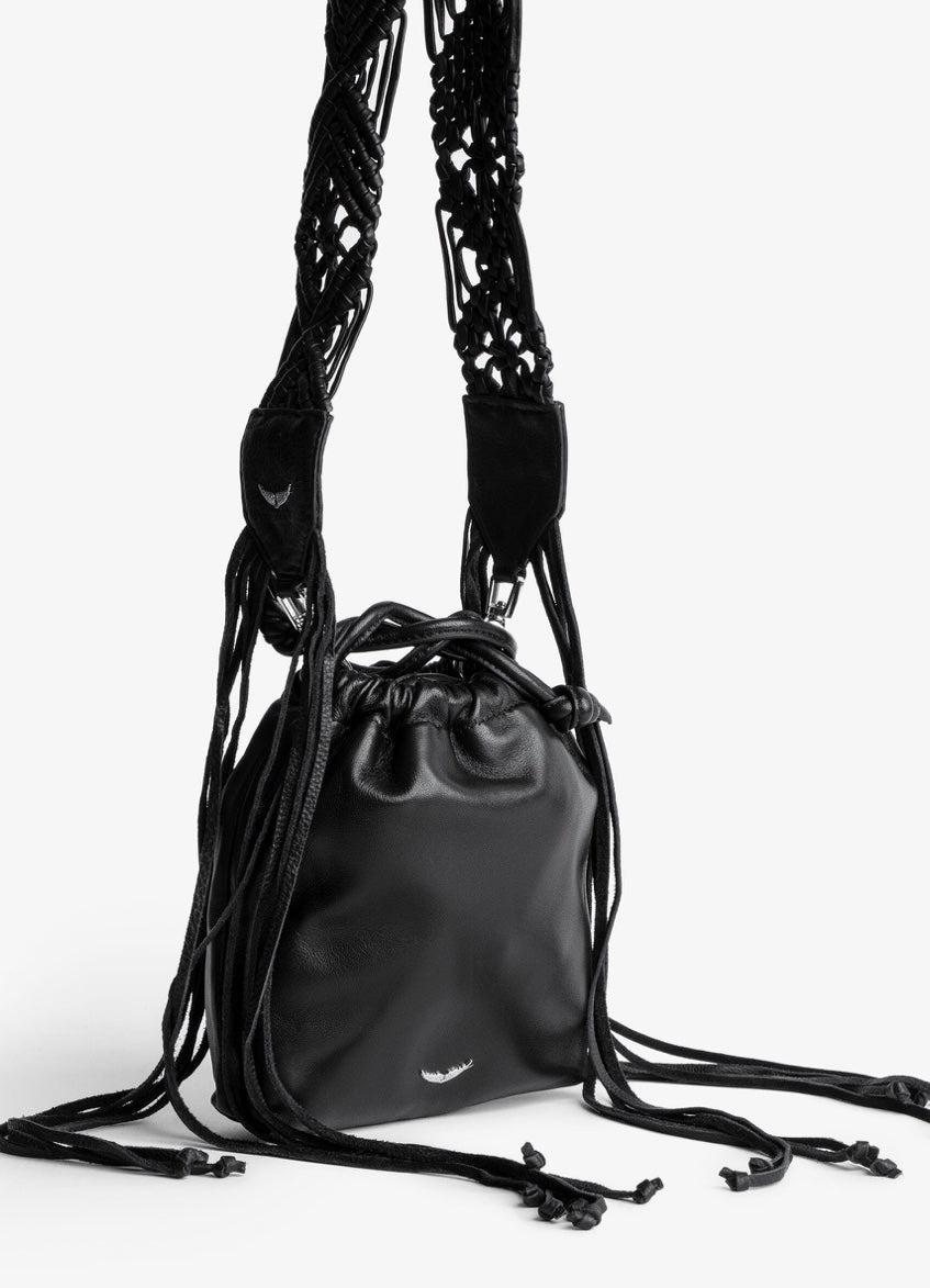 Zadig & Voltaire Rock To Go Leather Macrame