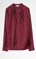 Zadig & Voltaire Tink Satin Tunic shirt
