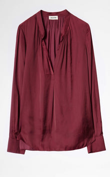 Zadig & Voltaire Tink Satin Tunic shirt