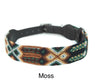 Eclectic Array hand woven dog collar