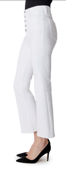 J brand Lillie high rise crop flare - blanc