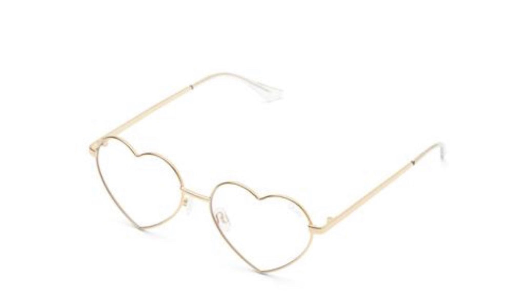 Quay heartbreaker blue light blocker glasses