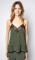 Zadig & Voltaire Celest CDC cami- kaki