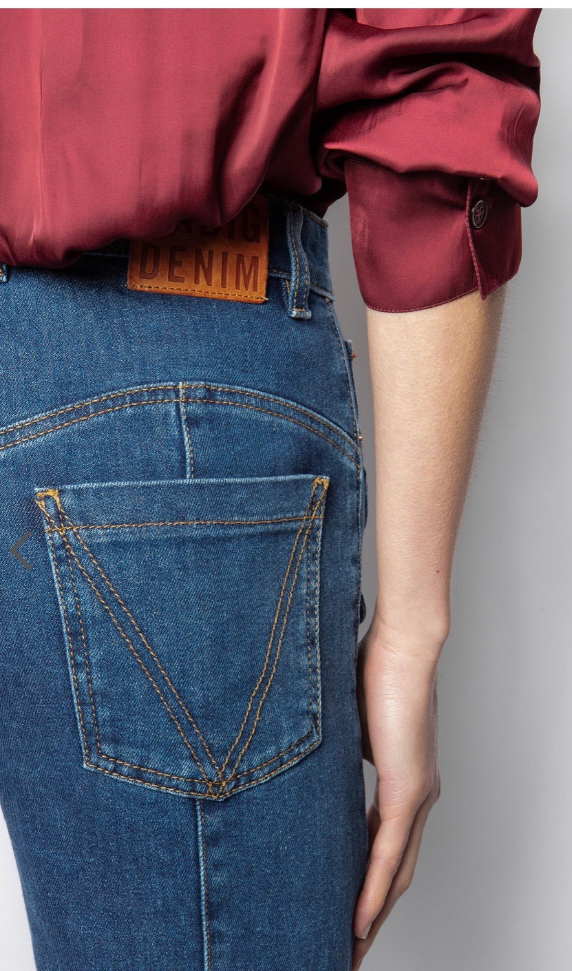 Zadig & Voltaire Tink Satin Tunic shirt