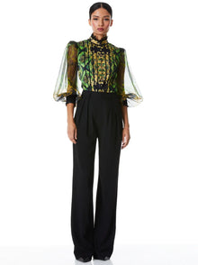 Alice & Olivia Bettina slv top-