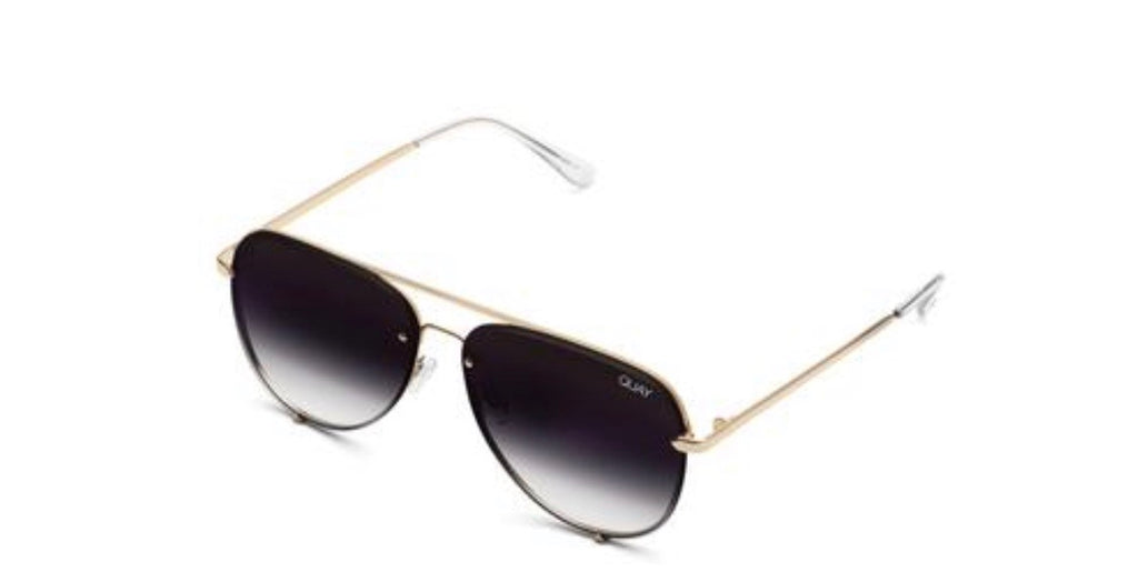 Quay high key mini rimless gold fade - Main Image