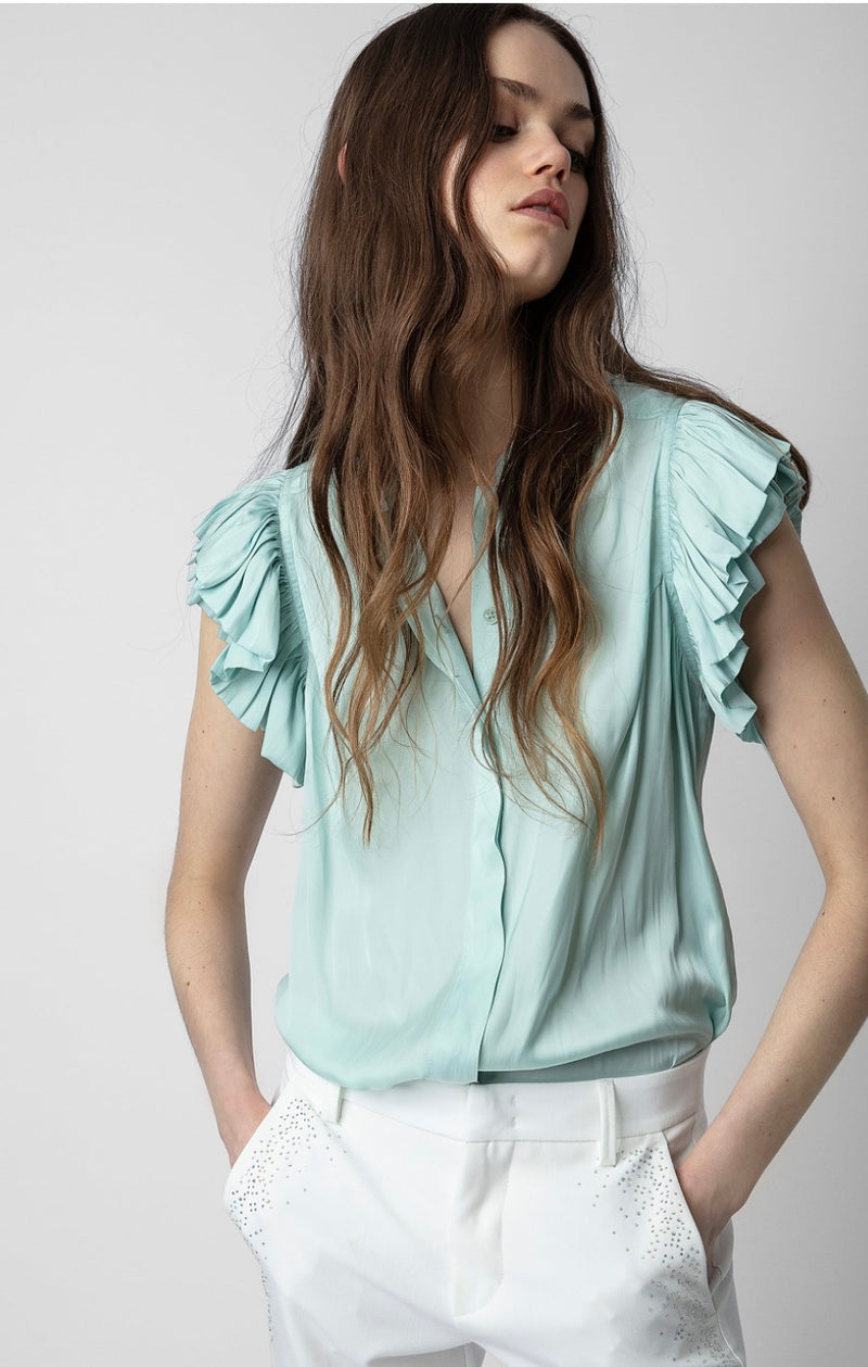 Zadig & Voltaire  Tiza Satin Top