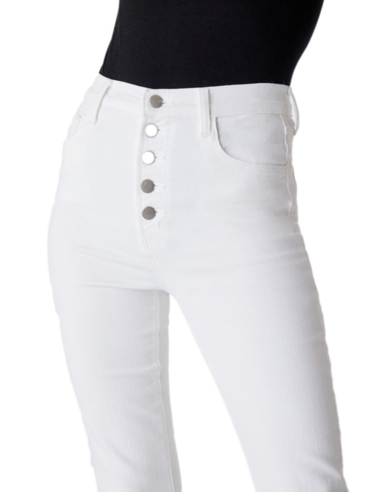 J brand Lillie high rise crop flare - blanc