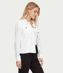 Michael Stars linen jean jacket