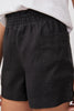 Rails Summer Linen Shorts- Black