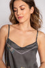 PJ Salvage Cami All Flutters - Charcoal