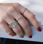 EF Collection 14k Y gold eternity stack ring _ .17 Ct size 6