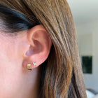 Ef Collection BABY DIAMOND BUTTERFLY STUD EARRING