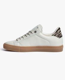 Zadig & Voltaire ZV1747 Zebra Printed Sneakers