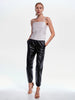 AS by DF The Upcycled Leather Jogger - Black