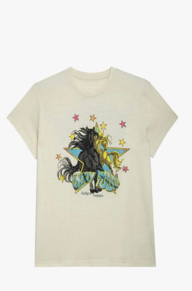 Zadig & Voltaire Zoe Horse T-Shirt