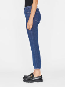 Frame Le One Crop Mini Boot in Ackerman