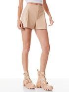 Alice & Olivia STEFFIE VEGAN LEATHER SHORT