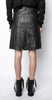 Zadig & Voltaire Juicer Leather Crinkle Skirt - noir