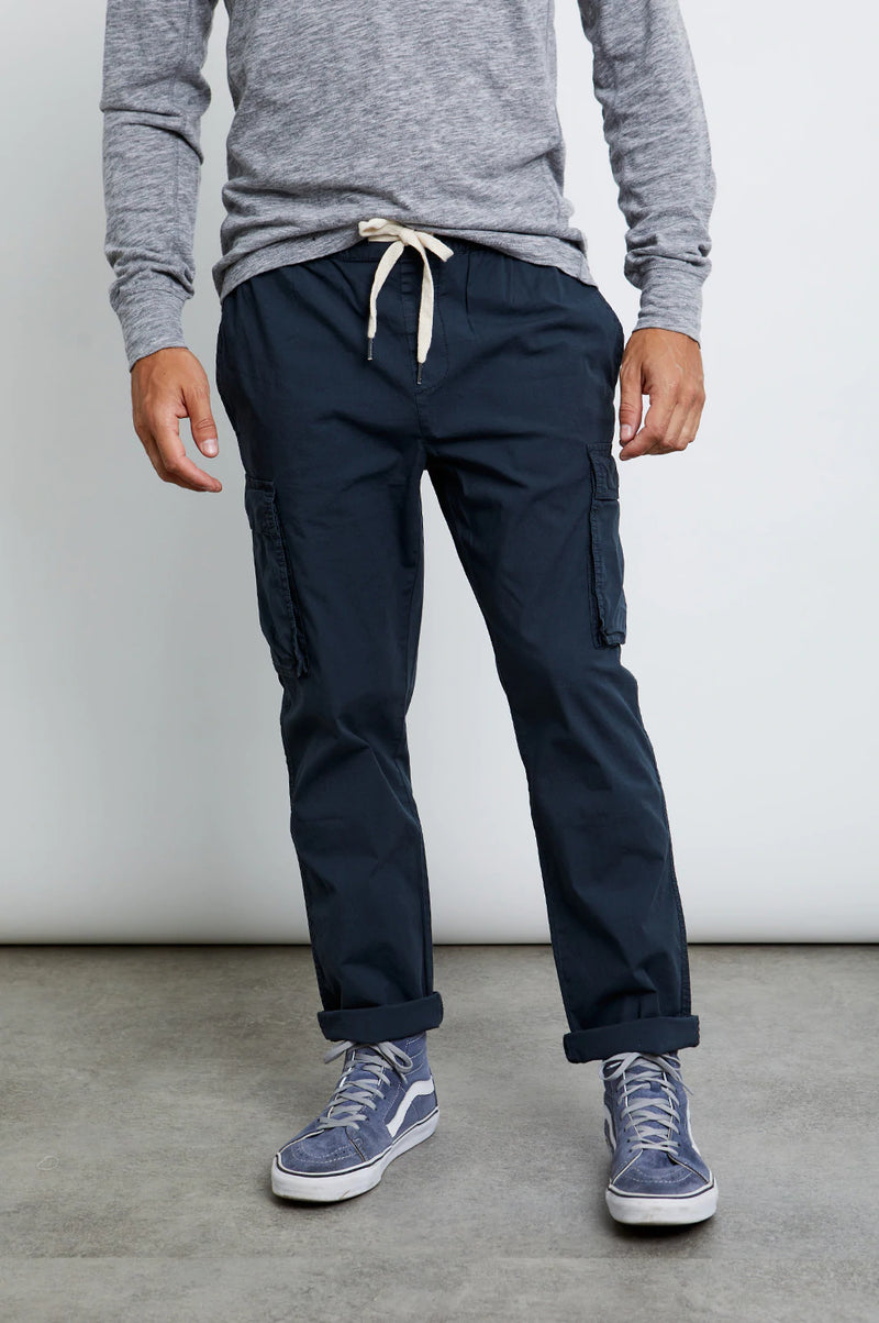 Rails Mens Emmerson washed black - pants