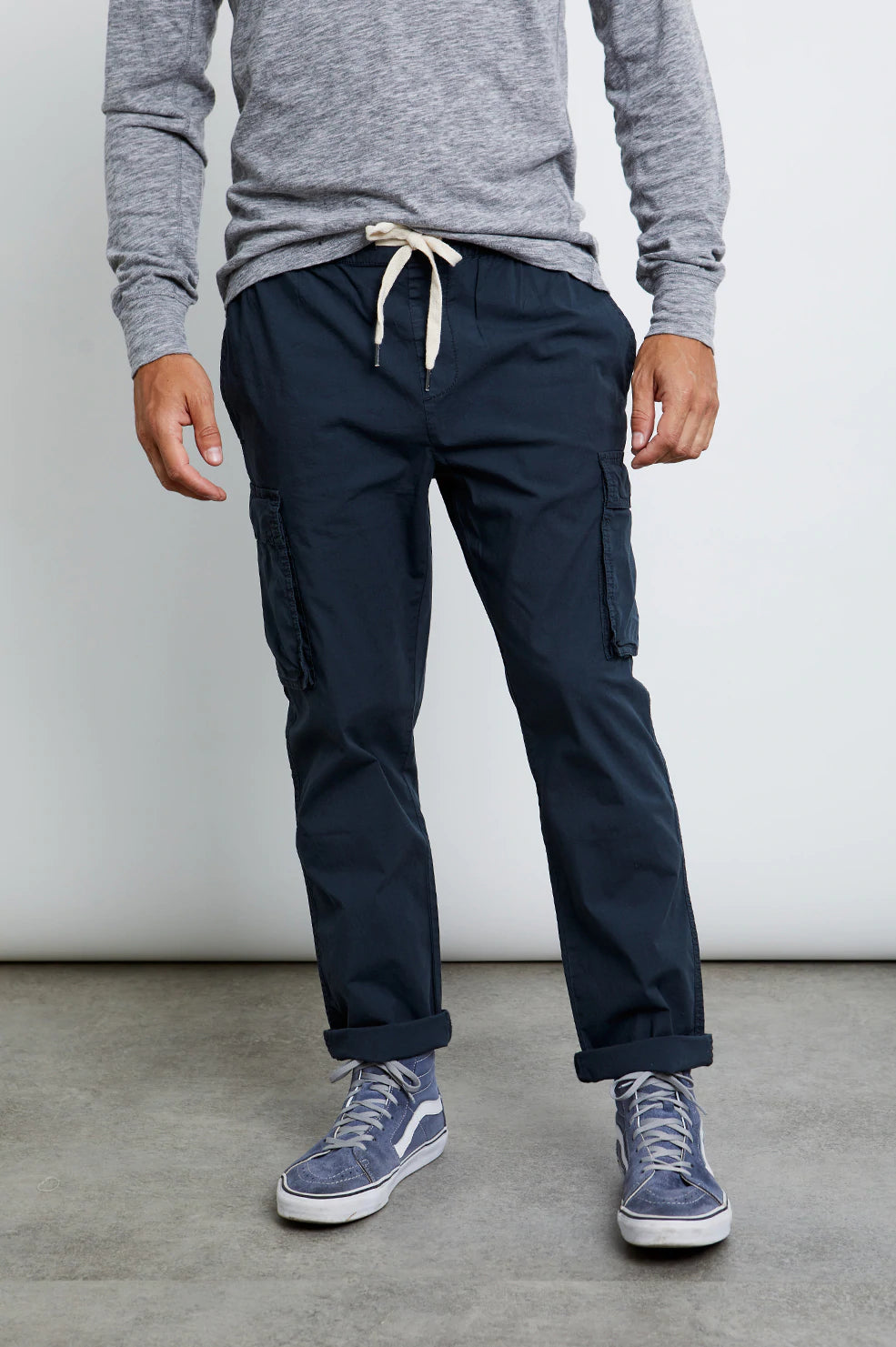 Rails Mens Emmerson washed black - pants