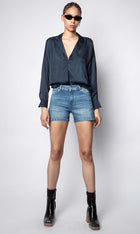 Zadig & Voltaire Tamy Satin - navy