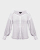 Asbydf Sally Striped Button-Front Blouse