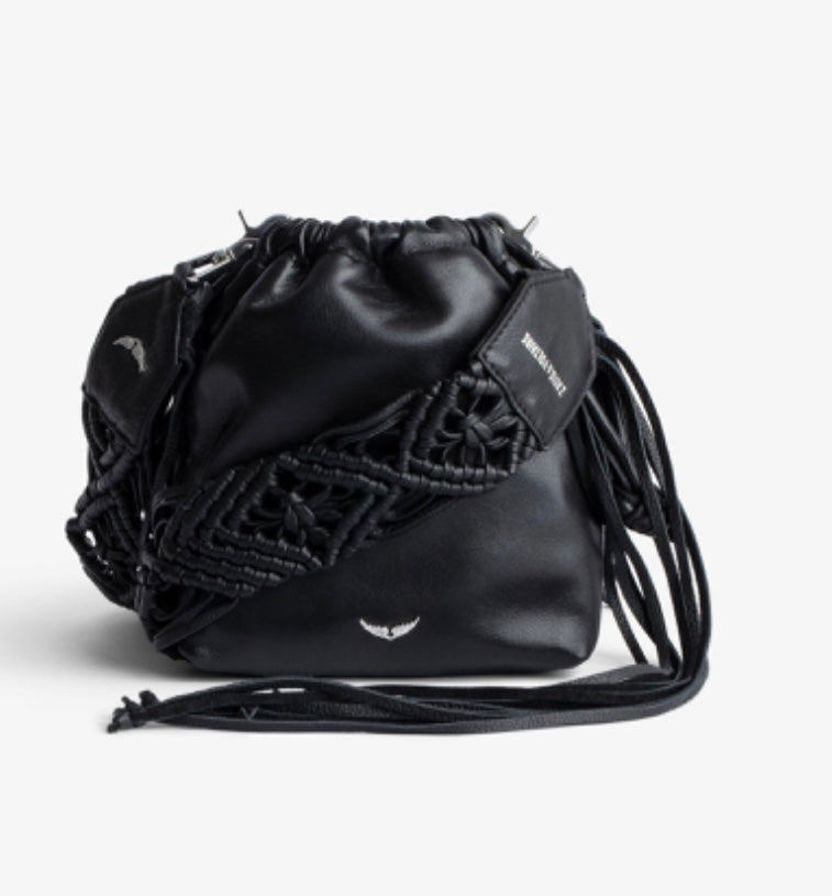 Zadig & Voltaire Rock To Go Leather Macrame