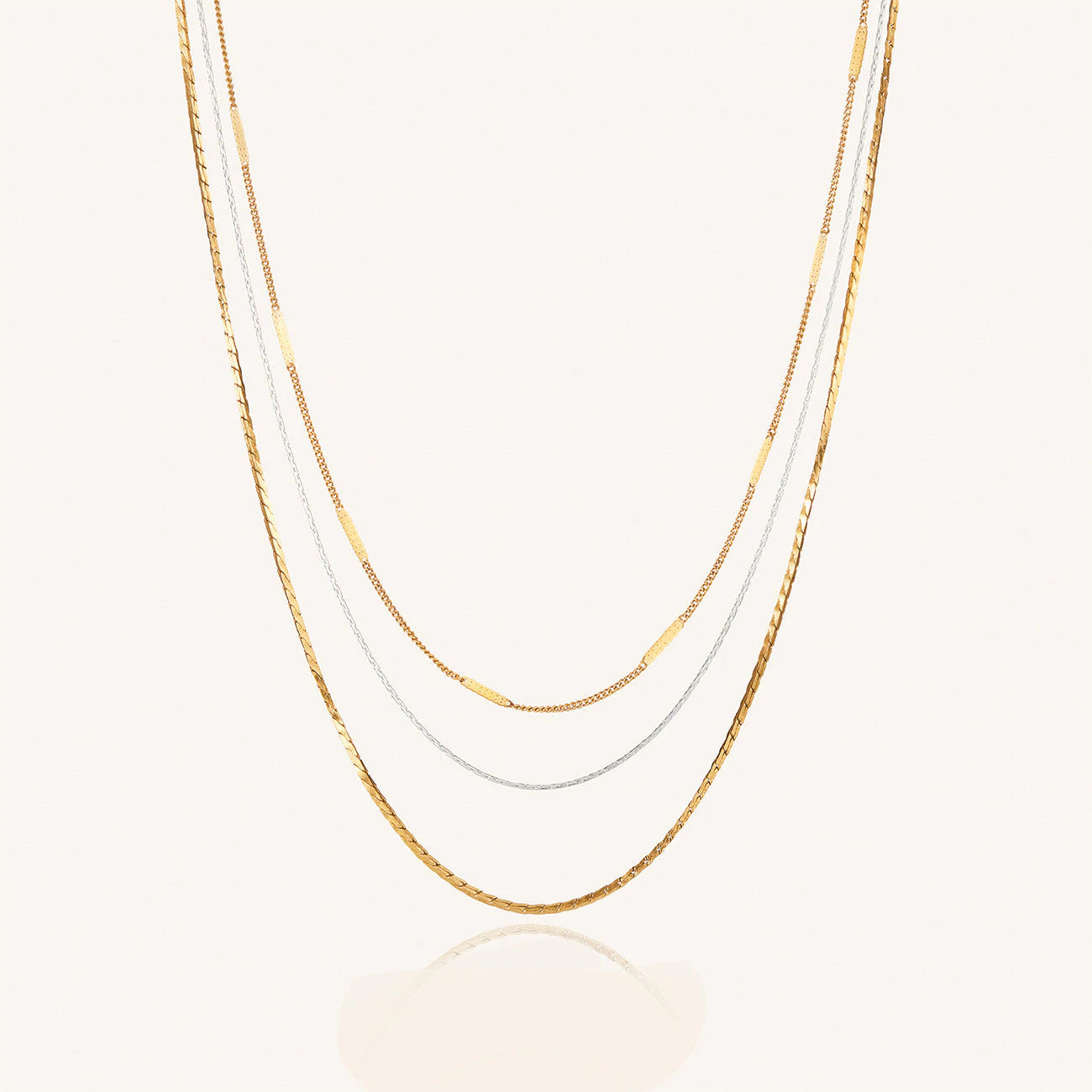 Jenny Bird Lido triple strand necklace
