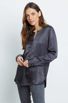 Rails Pearl shirt- Slate