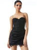 Alice & Olivia Ross Bustier Mini Dress - Black