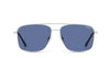 Quay poster boy -sunglasses matte silver/navy